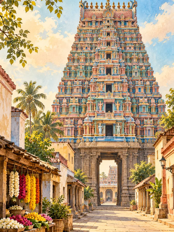 Srirangam: understand the temple town